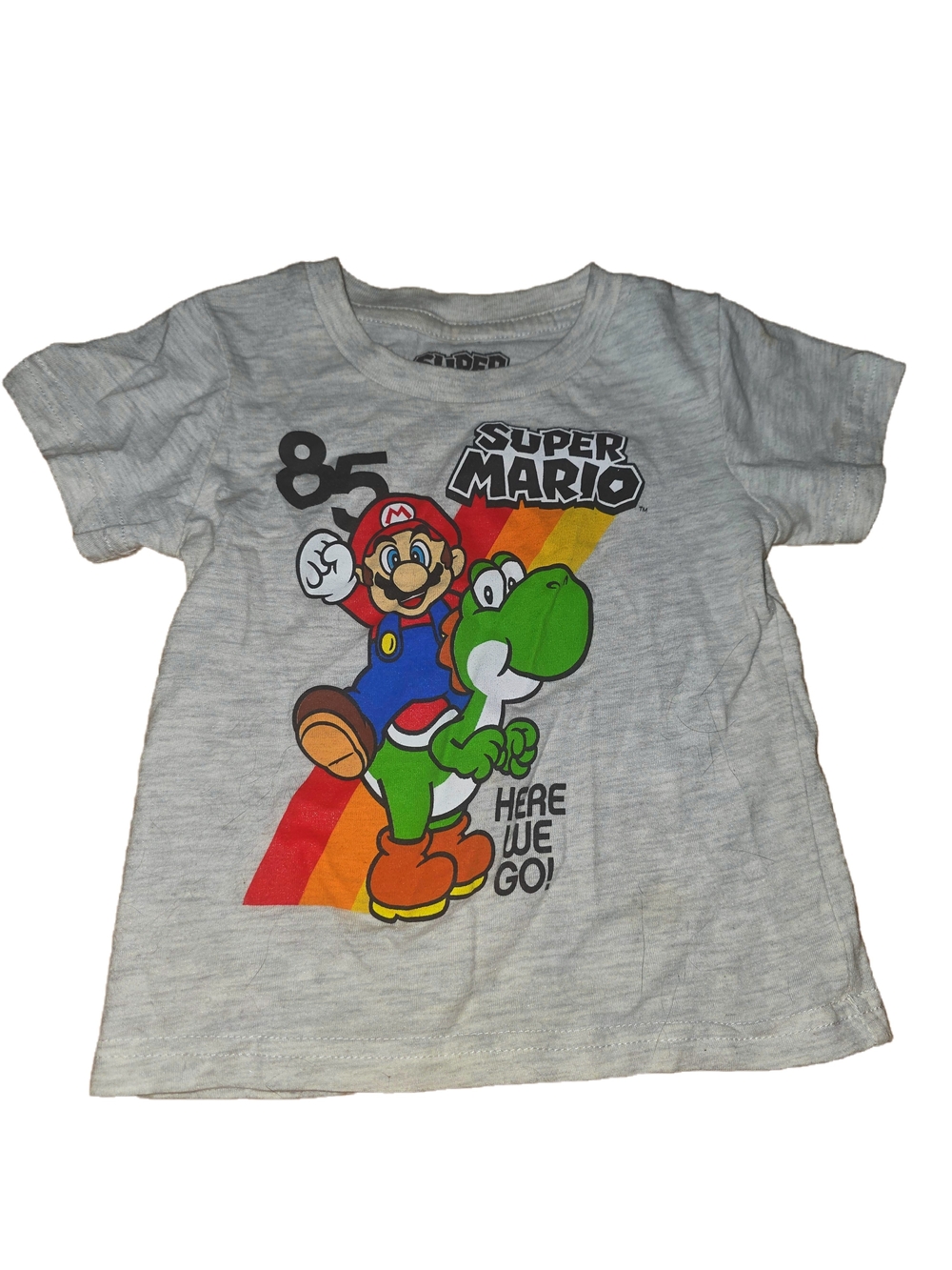 Nintendo Super Mario Gray Baby Tee
Sz 12 months